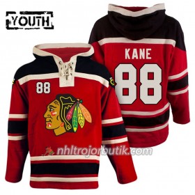 Barn Ishockey Chicago Blackhawks Patrick Kane 88 Röd Sawyer Hooded Sweatshirt